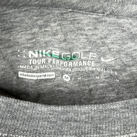 Nike Golf Striped French Terry Fleece Crew Neck Sweatshirt Men's Size Medium - Picture 3 of 11